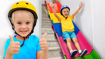 Cuộc phiêu lưu cầu trượt cầu thang cùng Chris và bạn bè