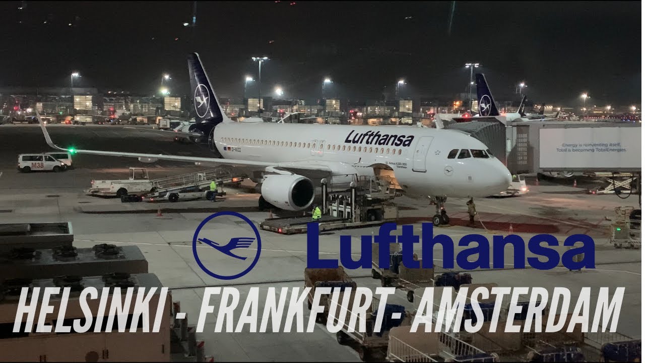 Trip Report | Helsinki - Frankfurt - Amsterdam | Lufthansa Economy Class | Airbus A319 & A320