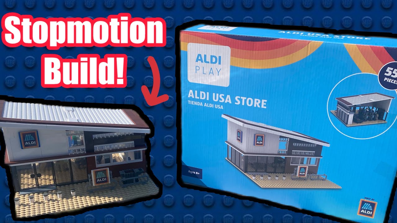 Big FAKE LEGO Aldi Stopmotion Build