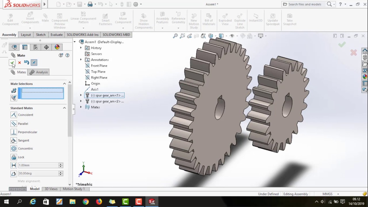 Spur Gear Rotation Animation Tutorial for creating a Spurs Gear animation (design library) using the ...