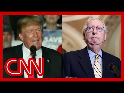 See what Trump said about Mitch McConnell at Iowa rally