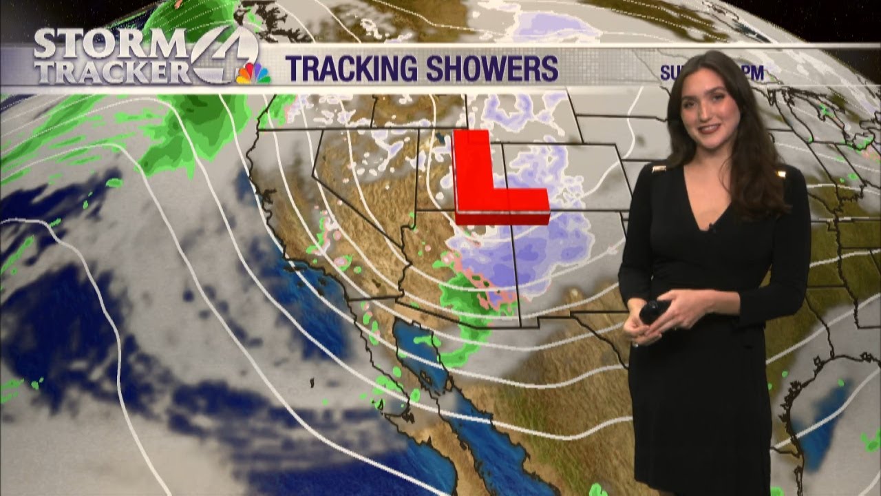 Tracking winter showers and cold weather through Arizona - YouTube