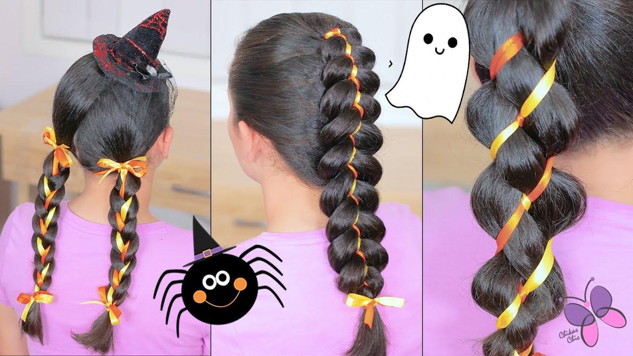 Halloween Hair Braided Hairstyles with NO Costumes Hairstyles for Long and Medium Hair YouTube