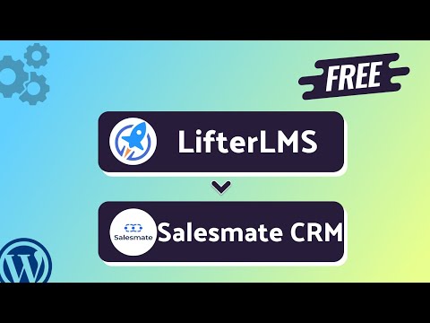 (Free) Integrating LifterLMS with Salesmate CRM | Step-by-Step Tutorial | Bit Integrations