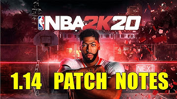NBA2K20 NEW 1.14 PATCH NOTES