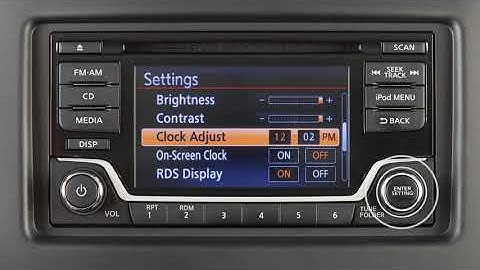 2018 Nissan Sentra - Setting the Clock without Navigation Type B (if so equipped)