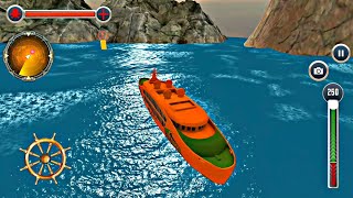 Dangerous driving through the rough sea | Android cruise ship gameplay | Offline ship games... screenshot 3
