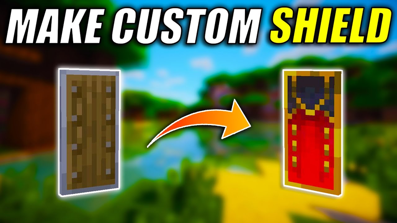 Make Your Own Custom Shield in Minecraft 1.20 Update! - YouTube