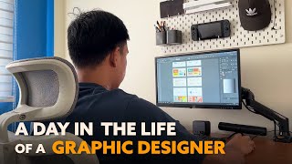 A Realistic Day in the Life of a Graphic Designer | Daily Life of Freelancer