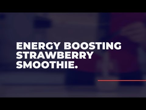 Energy Boosting Strawberry Smoothie