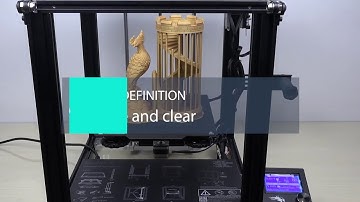 Creality Ender 5 Official unbox, specification and print display