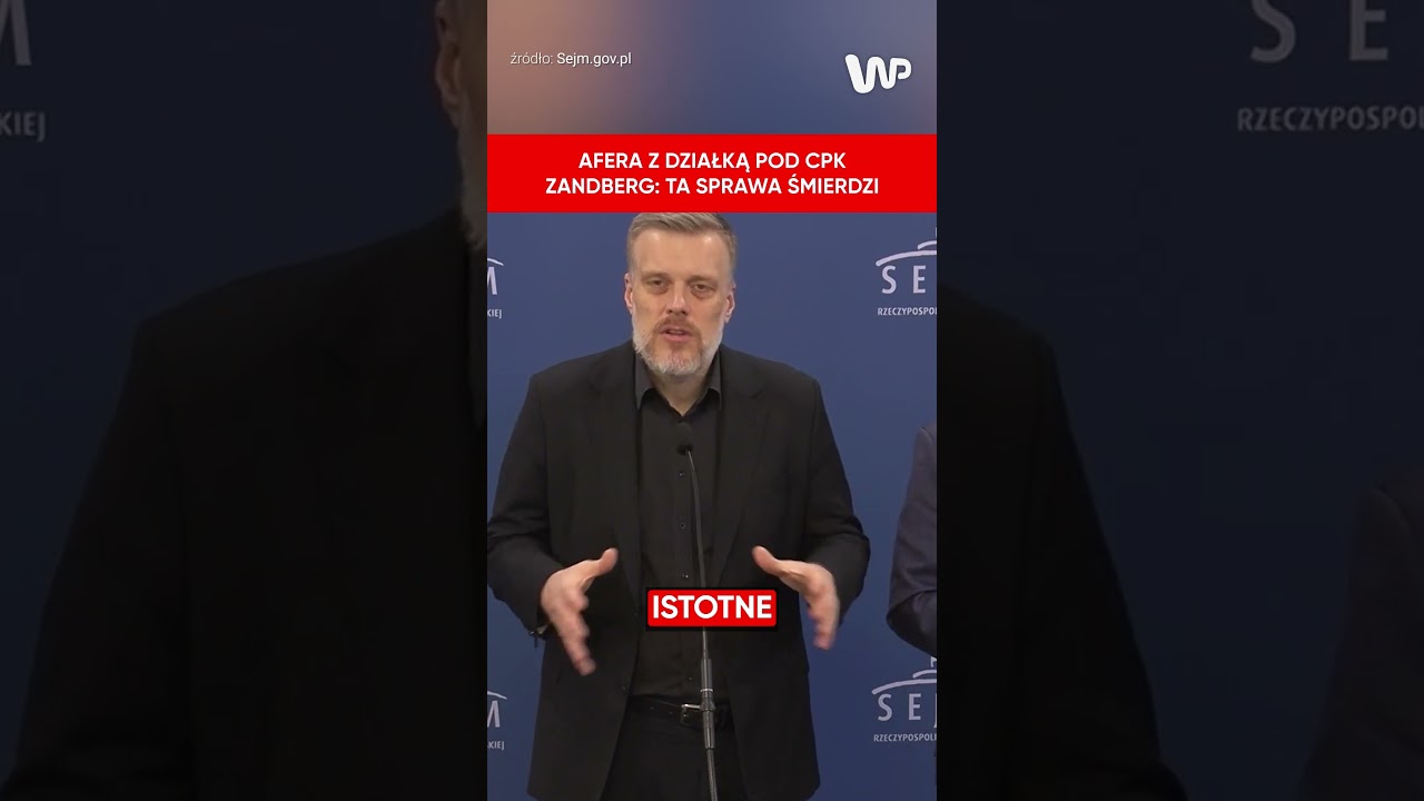 Afera z działką pod CPK. Zandberg nie wytrzymał: Ta sprawa śmierdzi