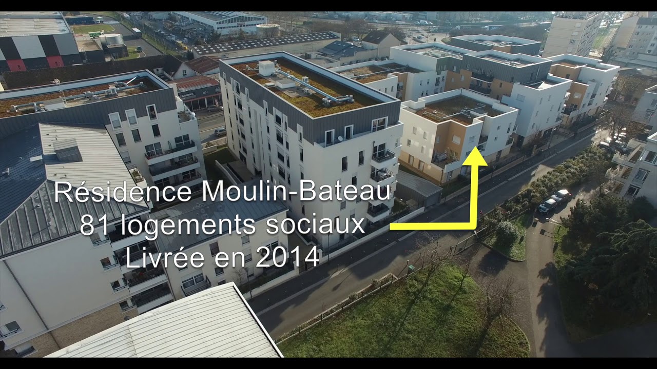La rénovation de Bonneuil vue du ciel