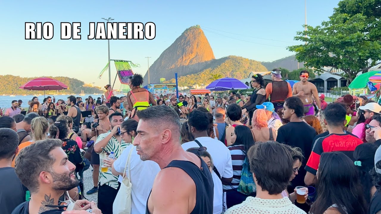 SATURDAY WALKING AT ATERRO DO FLAMENGO — RIO DE JANEIRO【4K】☀️