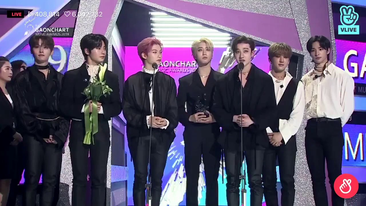 200108 Stray Kids won World K-Pop Rookie! at 9th Gaon Chart Music Awards