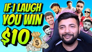 I LAUGH YOU WIN $10 | Try Not to Laugh Challenge | Mian Bhai Memes