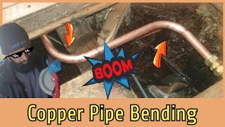 Copper Pipe Bending Tutorial | *Multiple Bends*