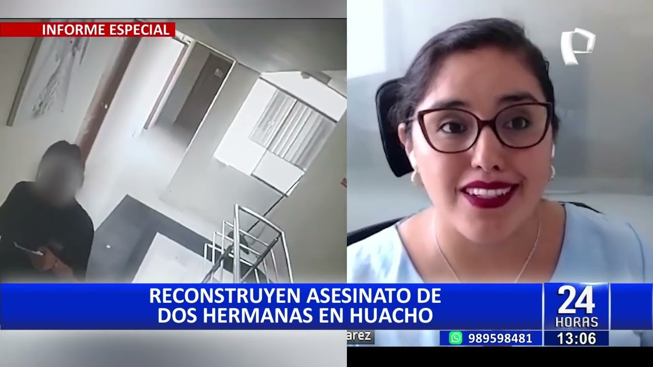 Huacho: reconstruyen el asesinato de dos hermanas en hostal