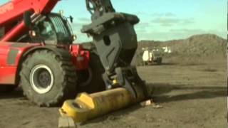 Manitou Cylinder Handler In Operation