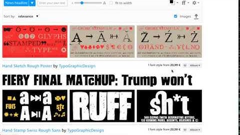TYPEFACE with OpenType Feature | Hand Stamp Play Rough Serif | MyFonts