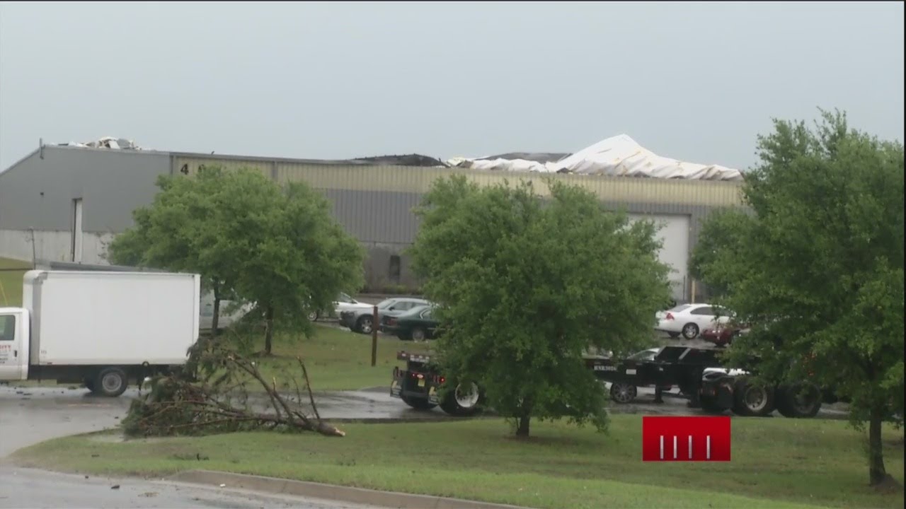 Storm damage in Port Wentworth
