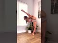 How to yoga at home stretches for flexibility and balance after 40. Bird of paradise pose #yoga