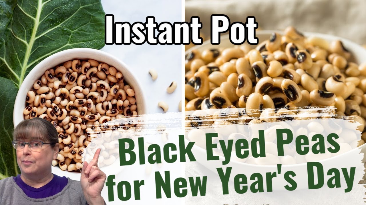 Vegan Instant Pot Creamy Black Eyed Peas YouTube
