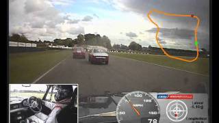 Goodwood Revival Race in-car Alfa Romeo 2600 Sprint