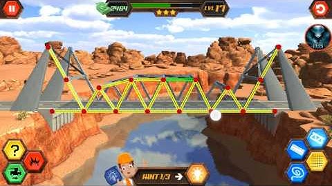 Bridge Construction Simulator Level 17