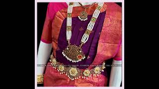 PURPLE PINK 30 Inch Pant Length Bharatanatyam Dance Costume Art silk kanchi Classical Dance Jewelry