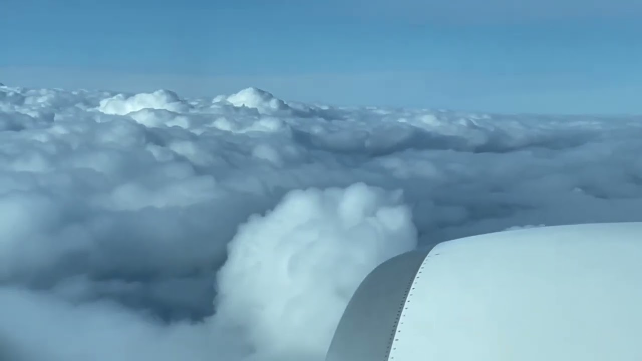 Flying above the clouds