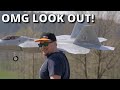 Never turn your back on an rc plane