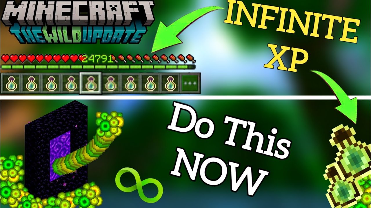 The EASIEST 1.19+ Bedrock INFINITE XP/Dupe Glitch 1.19+ Minecraft