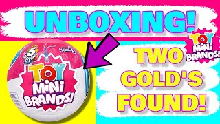 UNBOXING Toy Mini Brands Series 2! TWO SUPER RARE FOUND! Zuru 5 Surprise Ball Blind Bag Toy Opening!
