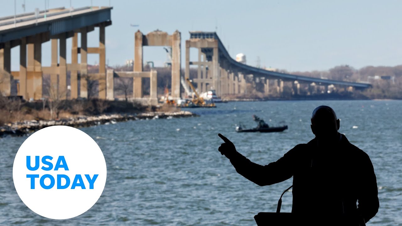 Maryland governor commemorates year since Baltimore bridge collapse | USA TODAY