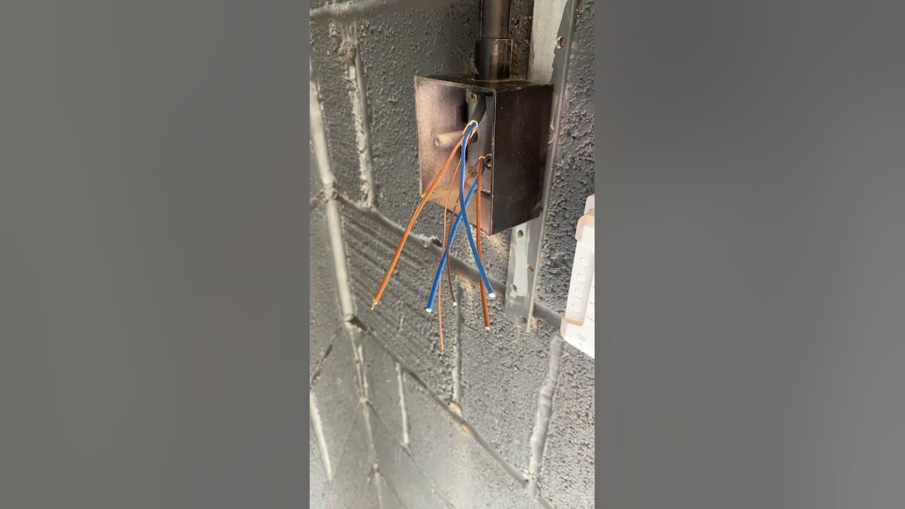 Sonoff light switch installation. - YouTube