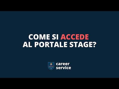 1. Come si accede al portale stage? (STUDENTE e AZIENDA)