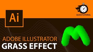 Grass Effect in Adobe Illustrator: Quick & Easy Tutorial for Beginners