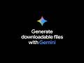 Gemini Can Now Generate and Export Files Directly From Chat (Google Docs, PDF, Word &amp; Other Files)