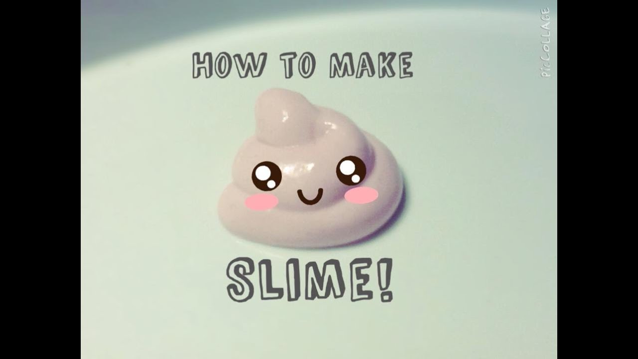 How to make slime! (No borax needed) :D