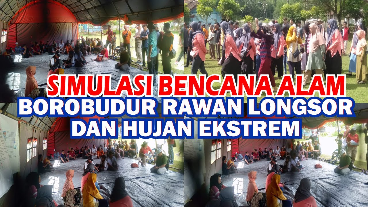 Borobudur Rawan Longsor, Dilakukan Simulasi Antisipasi Hujan Ekstrem