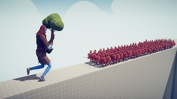 TREE GIANT vs 100 UNITS - Totally Accurate Battle Simulator TABS