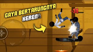 Gaya Bertarungnya keren😲!! - Chinese Kungfu Stickman screenshot 5