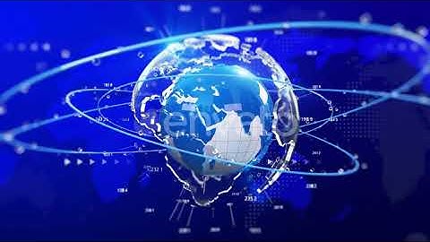 Globe World News Background Seamless Loop | Motion Graphics - Envato elements