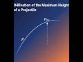 Maximum Height of a projectile  #jamb#physics‎@DTWTUTORIALS@wacky.science‎@PhysicsOnline