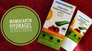 *New* MamaEarth Hydragel Indian Sunscreen | Review + Wear Test