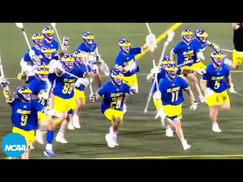 Full final 4:39 of Delaware lacrosse&rsquo;s comeback over No. 2 Georgetown