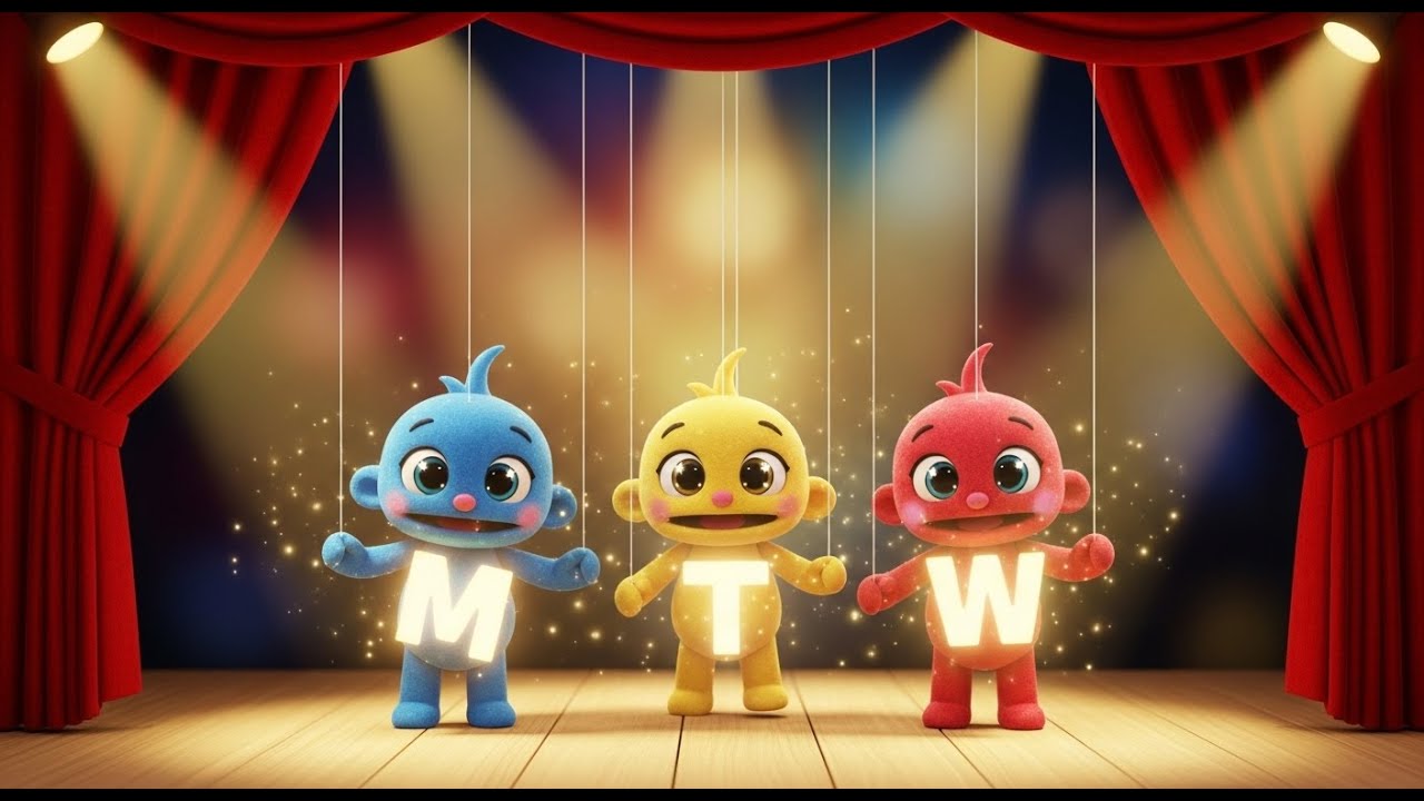 Learn Days of the Week with Magical Puppet Show | Fun Learning Song for ...