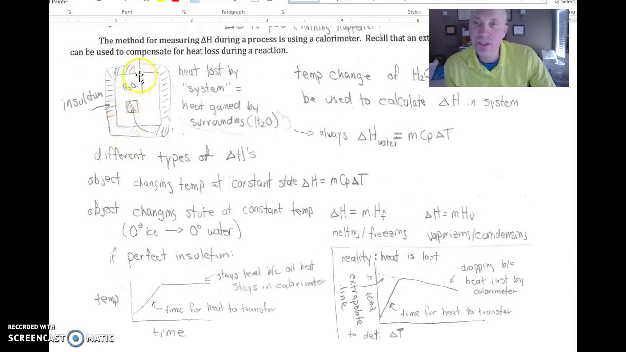 Calorimetry Review YouTube
