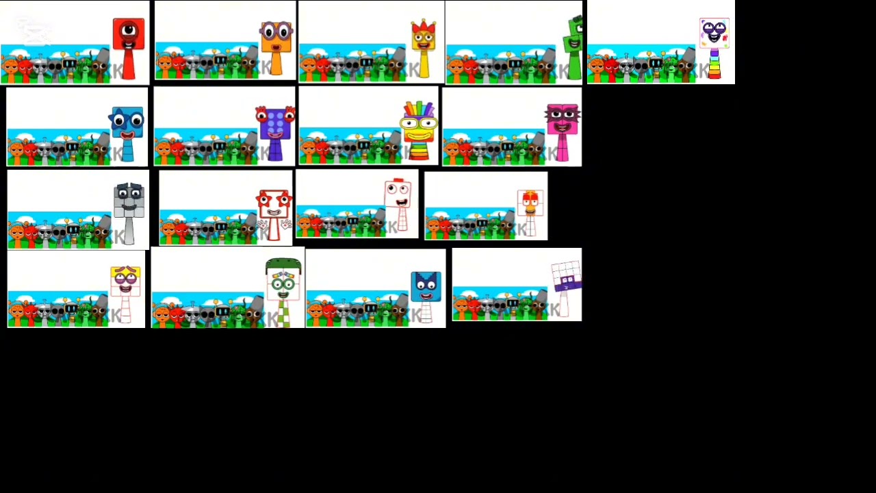 Numberblocks (Incredibox Sprunki OC) CHARACTER COMPLATION  (Part 12)